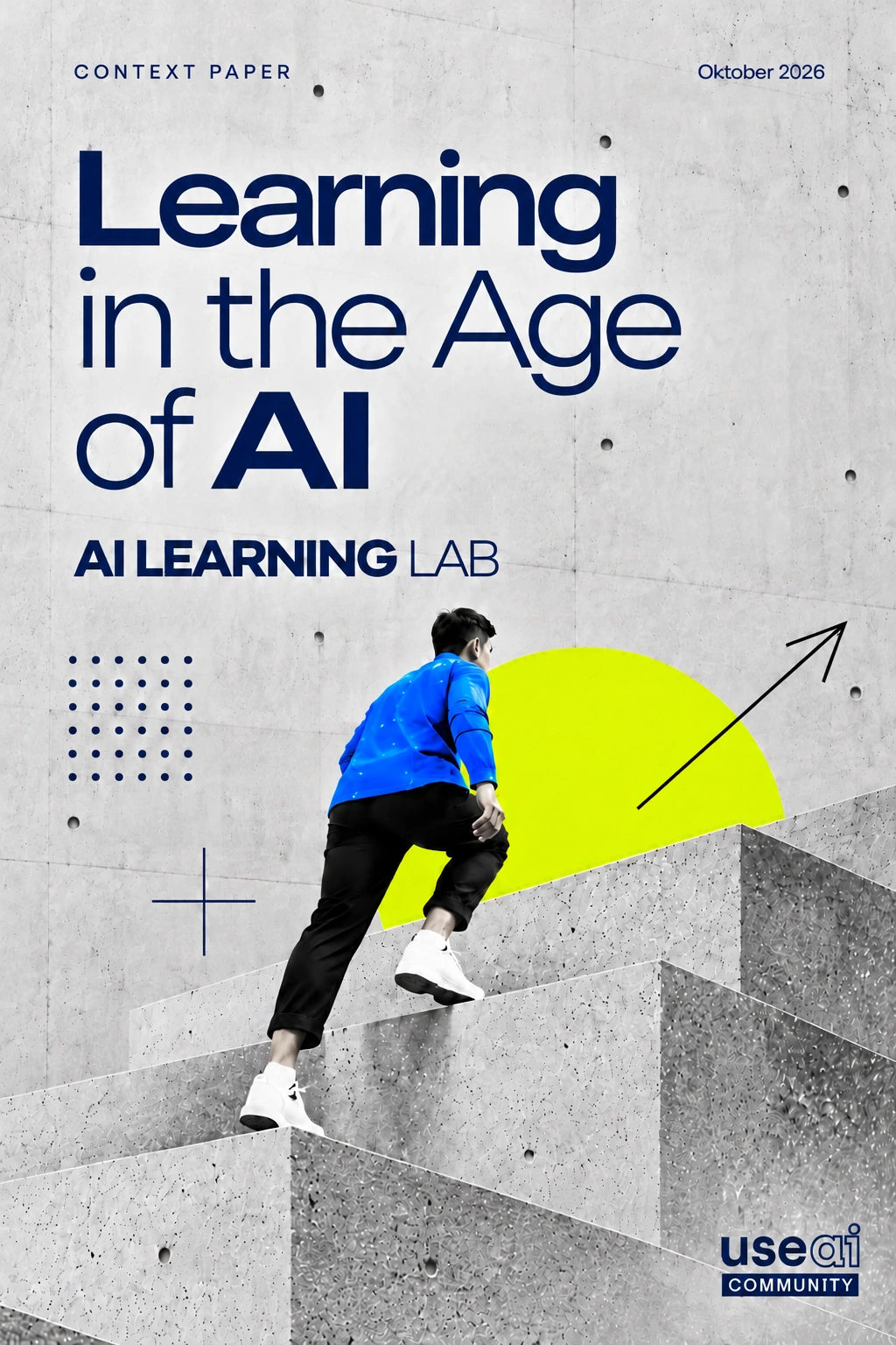 English cover of the AI LEARNING LAB Context Paper: Learning in the Age of AI, October 2026